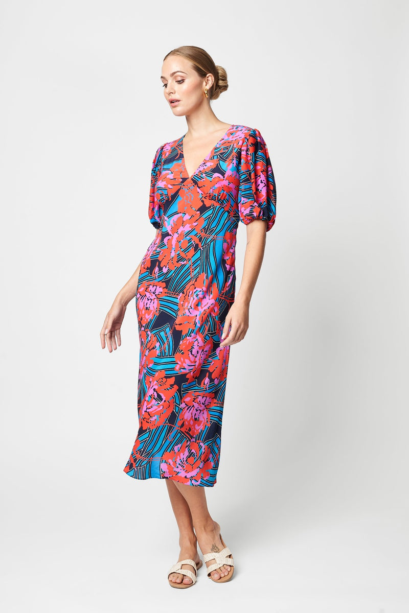 Sienna Dress Peony – Fresha London