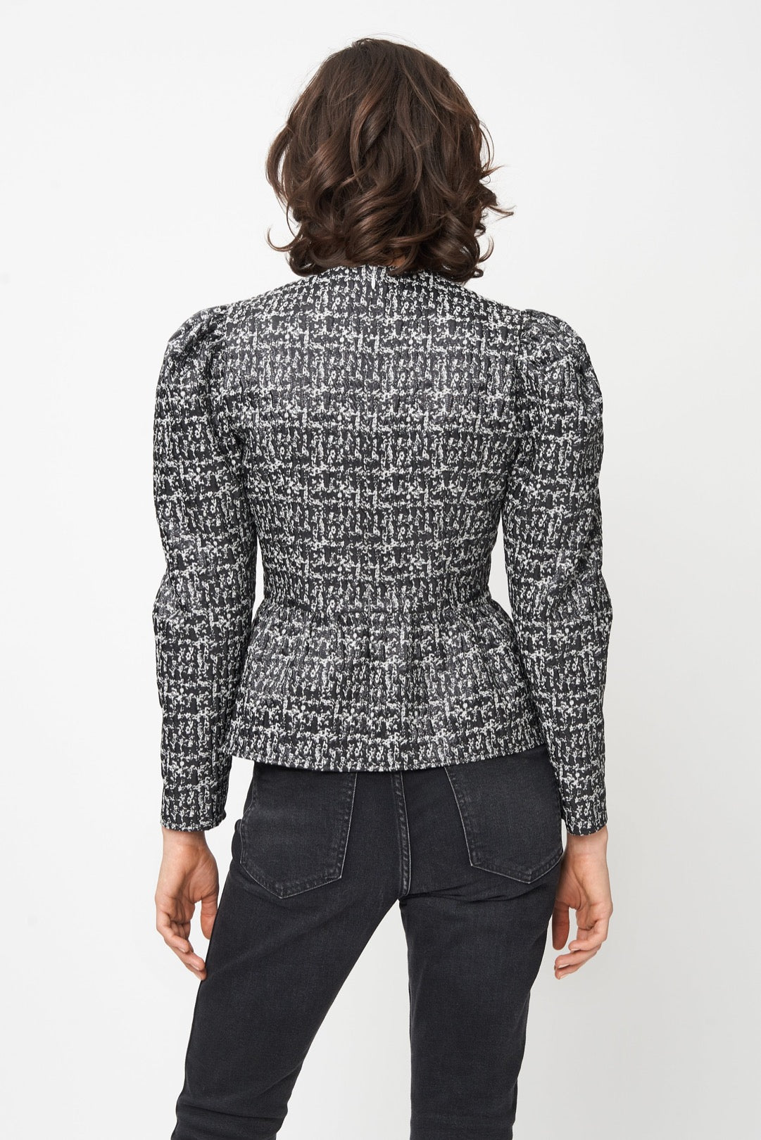 Harper Top Black Metallic