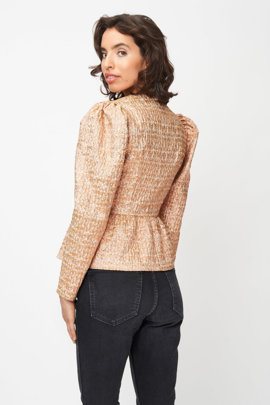 Harper Top Gold Metallic