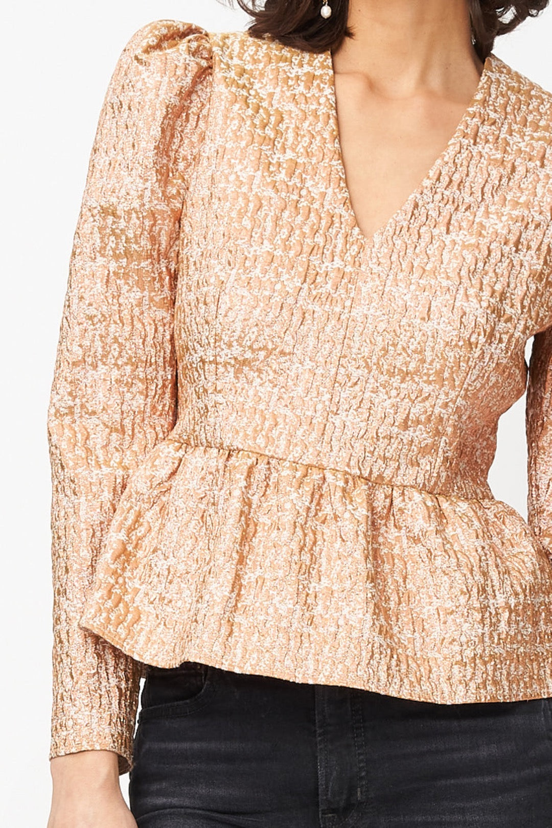 Harper Top Gold Metallic