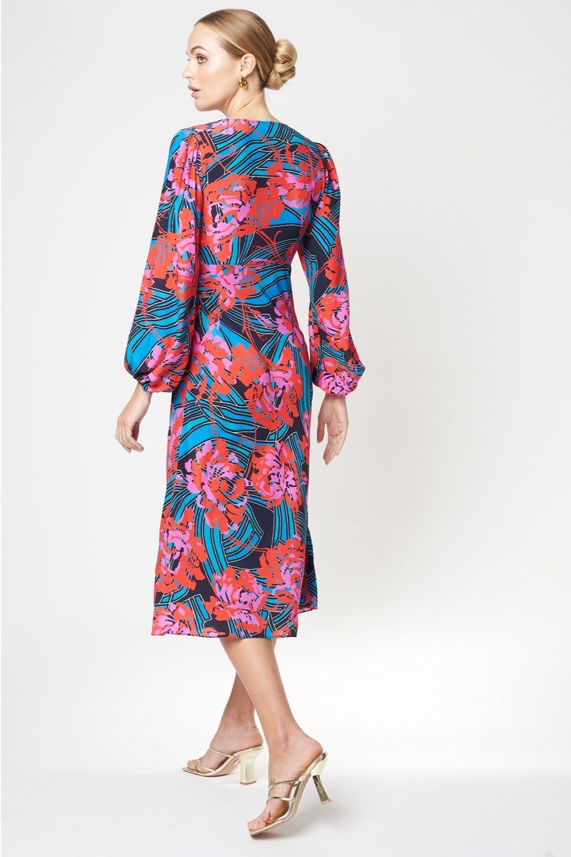 Isabelle Dress Peony – Fresha London