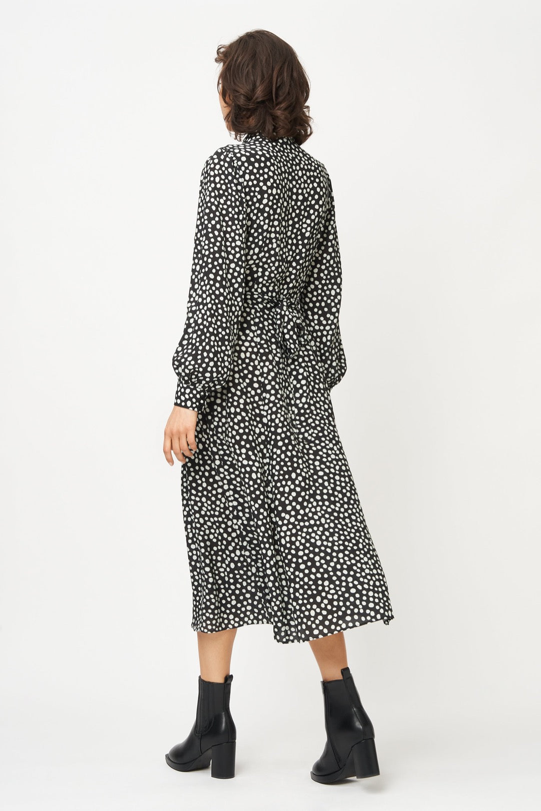 Maeve Dress Polka Dot Fresha London