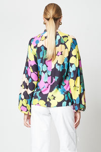 Liv Blouse Abstract Neon